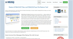 Desktop Screenshot of ntbackupexe.com